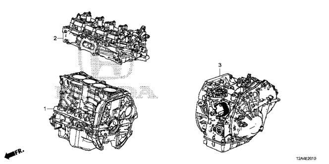 ENGINE/ENGINE ASSY. - TRANSMISSION ASSY. (L4) for 2014 Honda ACCORD SEDAN #1
