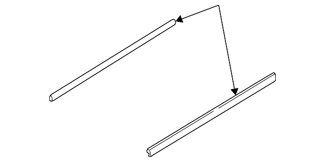 3S4Z-5450463-AA Деталь DRIP MOLDING, LEFT