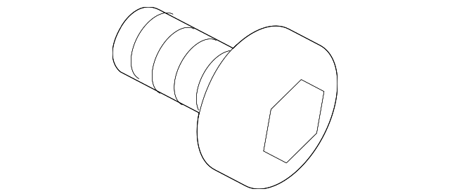 -W715828-S437M Деталь BUCKLE BOLT, RIGHT