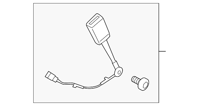 FR3Z-6361202-AA Деталь BUCKLE, RIGHT