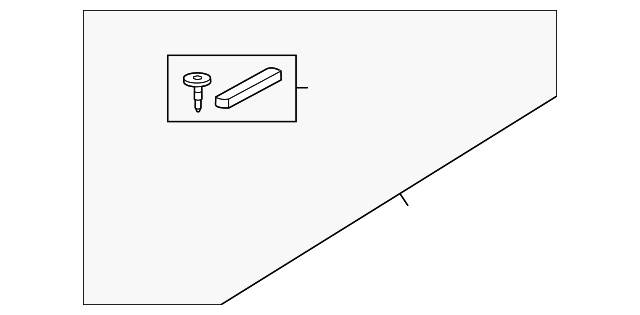 LR072883 Деталь WEATHERSTRIP, LEFT