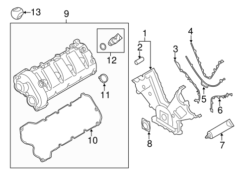 Cayenne VALVE & TIMING COVERS