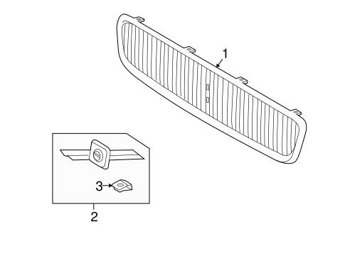 S40 GRILLE & COMPONENTS