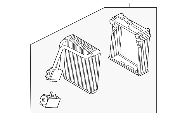 8A8Z-19860-A Деталь EVAPORATOR CORE
