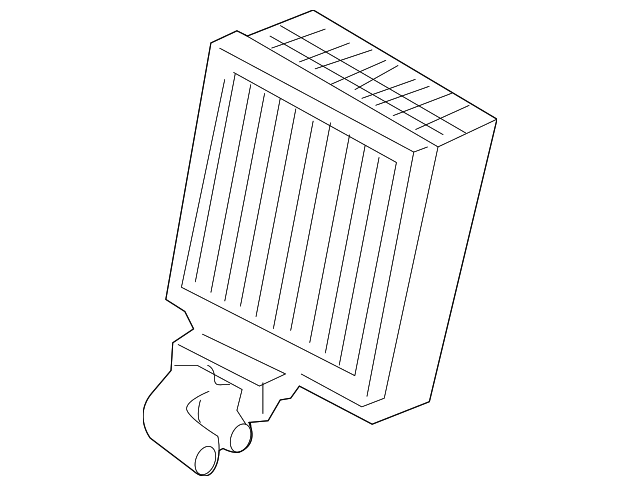 955-572-062-01 Деталь EVAPORATOR CORE
