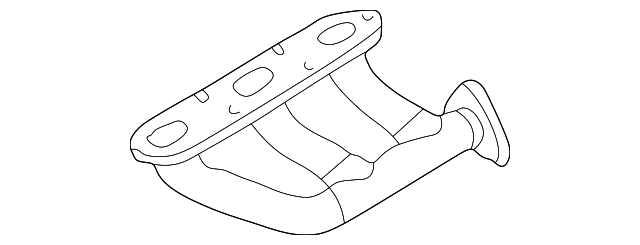 996-111-101-06 Деталь EXHAUST MANIFOLD, LEFT