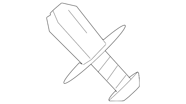 3545549 Деталь WEATHERSTRIP CLIP, LEFT