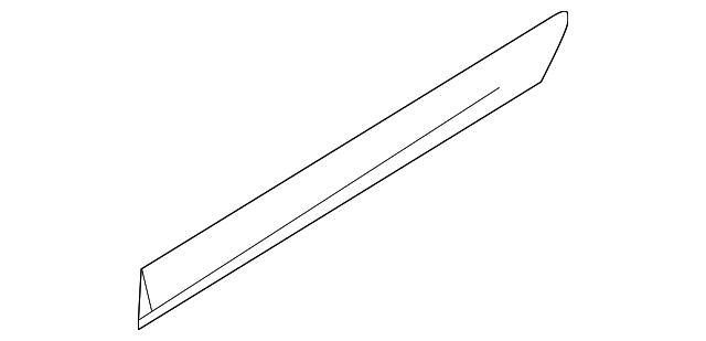 39893272 Деталь SIDE MOLDING, LEFT