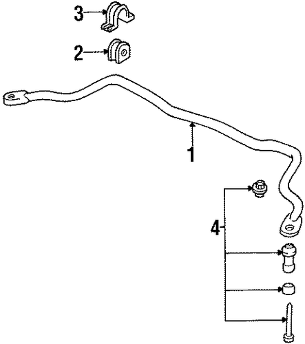 Intrigue STABILIZER BAR & COMPONENTS