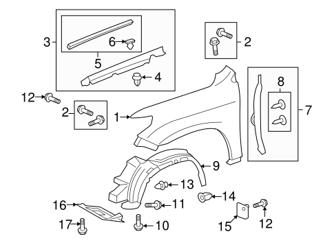 BODY/FENDER & COMPONENTS for 2011 Toyota Land Cruiser #1