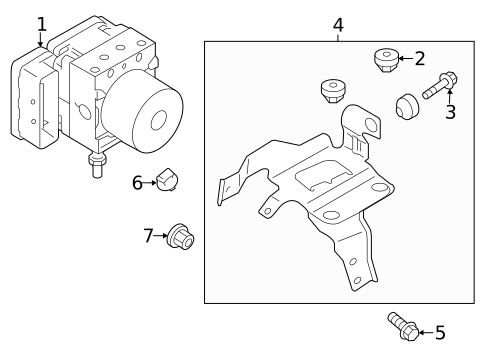 ABS Components for 2019 Mitsubishi Eclipse Cross #0