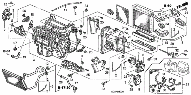 Heater Unit for 2007 Honda Accord #0