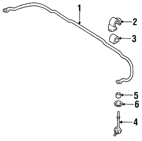 Front Suspension/Stabilizer Bar & Components for 1999 Nissan Maxima #1