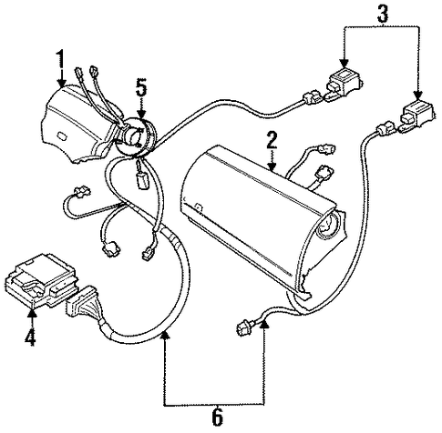 Range Rover AIR BAG COMPONENTS