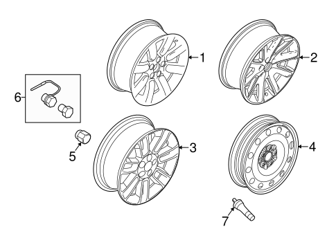 Wheels for 2011 Ford Flex #0