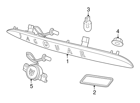 XKR TRUNK LID LAMPS