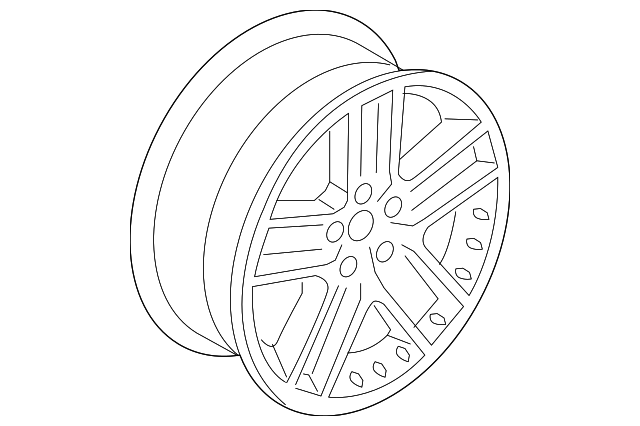 RRC502910MNH Деталь WHEEL, ALLOY