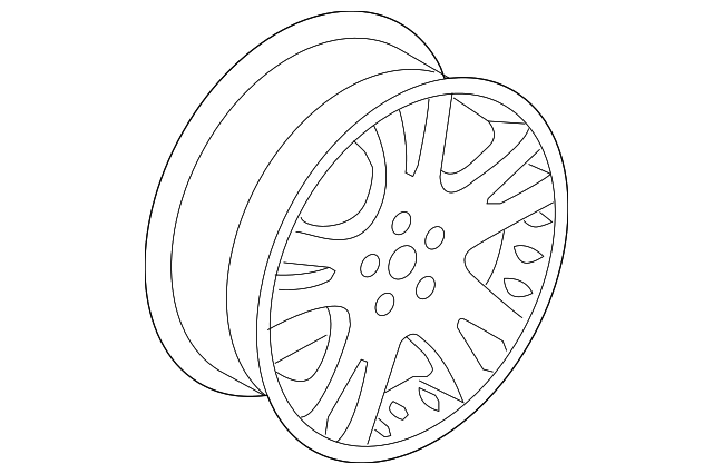 RRC502280MNH WHEEL, ALLOY