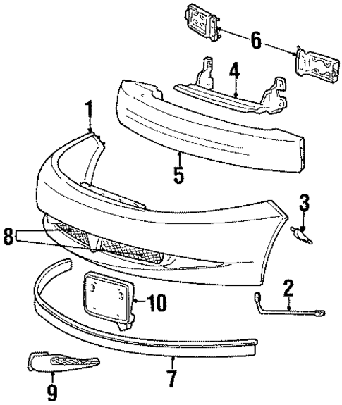 Cougar BUMPER & COMPONENTS - FRONT