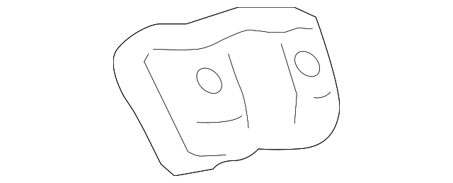 19204805 Деталь REINF PLATE, RIGHT