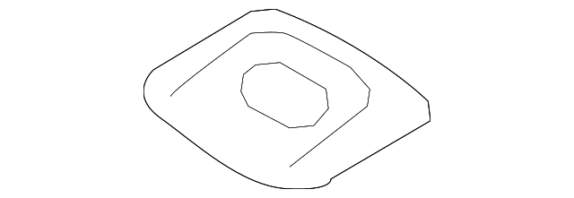 BE8Z-58624A08-BA Деталь LATCH BEZEL, LEFT