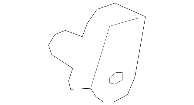 BE8Z-54613B48-AA Деталь SEAT BACK FRAME HINGE PIN, RIGHT