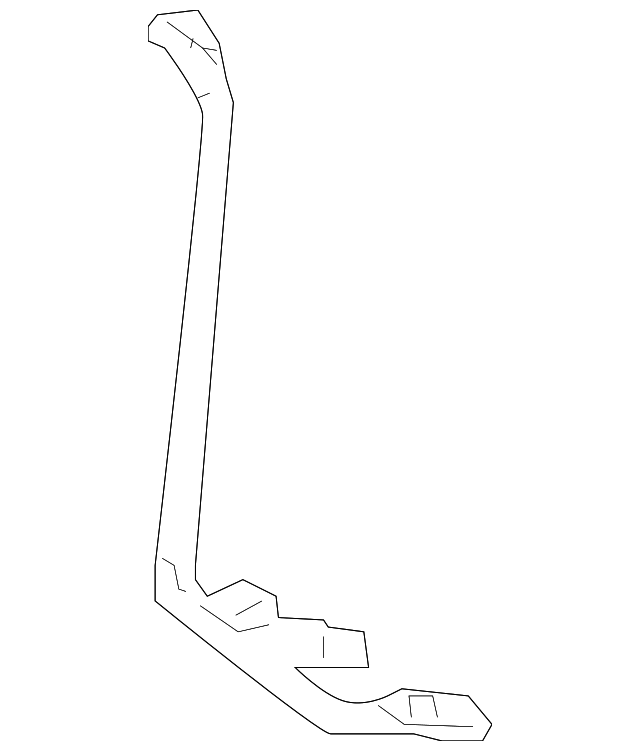 1L5Z-16L554-DAA Деталь MUD GUARD BRACKET, RIGHT