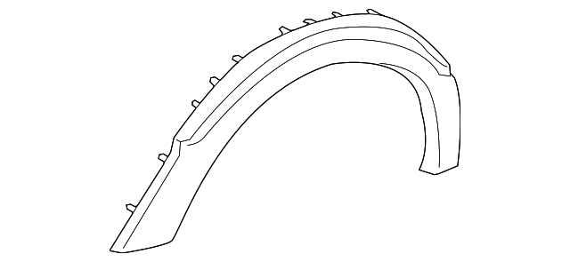 1L5Z-9929164-APTM Деталь WHEEL OPNG MLDG, RIGHT