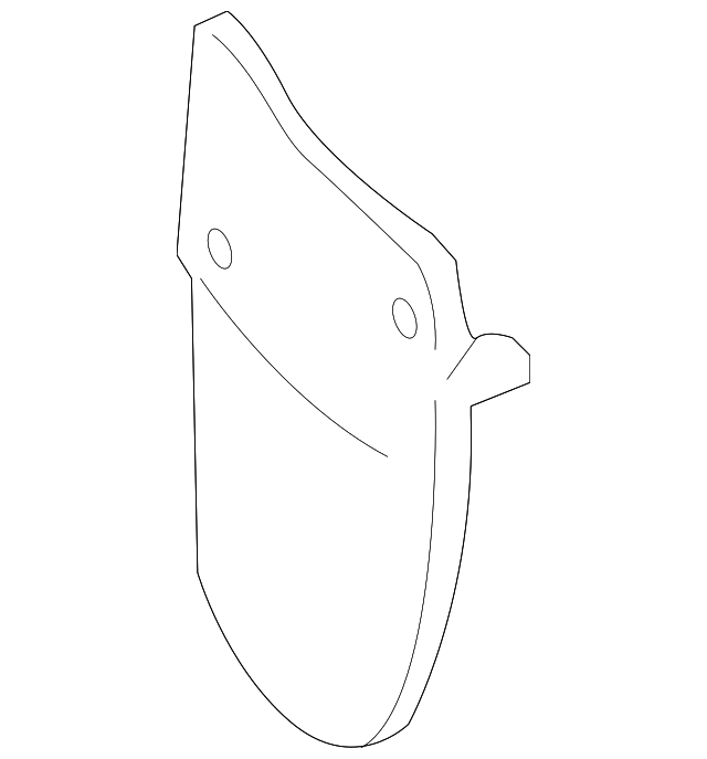 F87Z16A550AC Деталь MUD GUARD