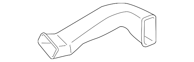 DT1Z-19B680-A Деталь OUTLET DUCT, RIGHT