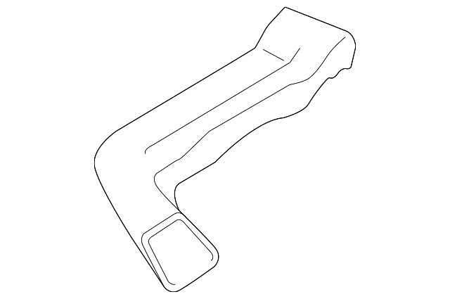 DT1Z-19A843-A Деталь OUTLET DUCT, LEFT