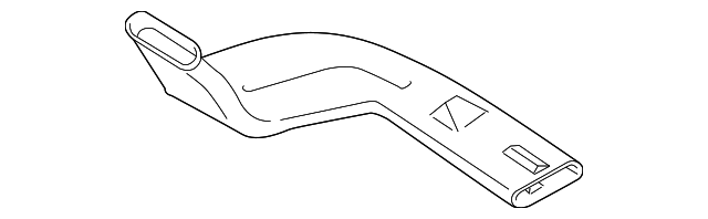 CV6Z-19B680-E Деталь FLOOR DUCT, RIGHT