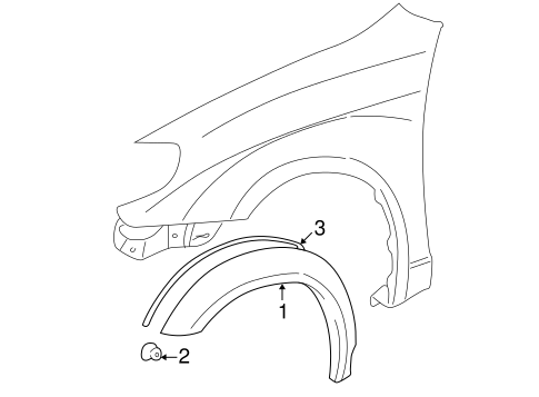 Vibe EXTERIOR TRIM - FENDER