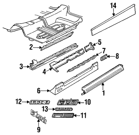 Camaro ROCKER PANEL