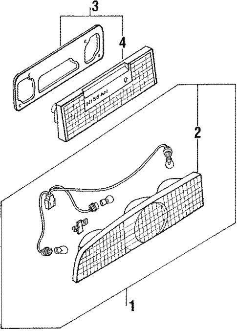 Electrical/Backup Lamps for 1989 Nissan 300ZX #1