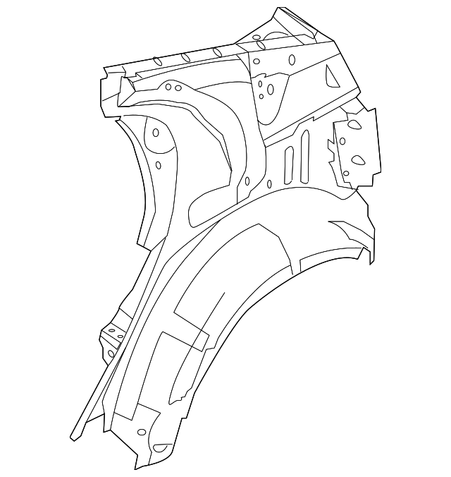 31440517 Деталь INNER PANEL, LEFT
