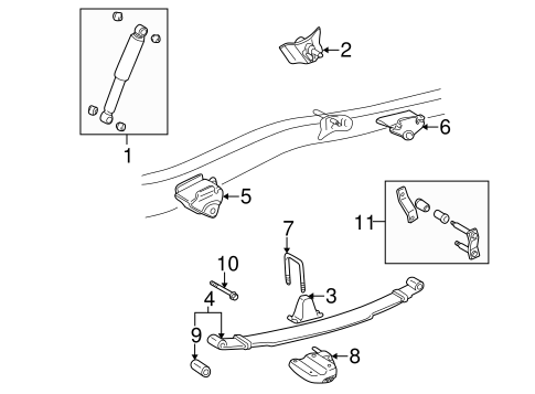 REAR SUSPENSION/REAR SUSPENSION for 2001 Toyota Tacoma #2