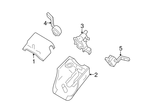 Steering/Shroud, Switches & Levers for 2006 Ford Freestyle #1