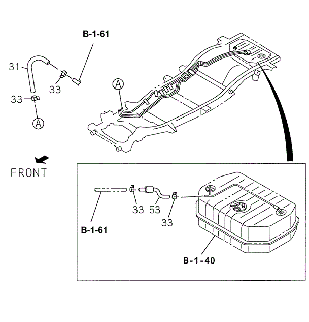 A/C Evaporative System (Engine) for 1999 Acura SLX #0