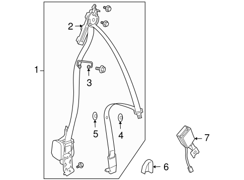 9-3X FRONT SEAT BELTS
