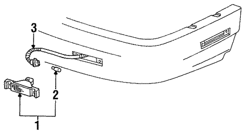 Park & Signal Lamps for 1991 Pontiac Grand Prix #0