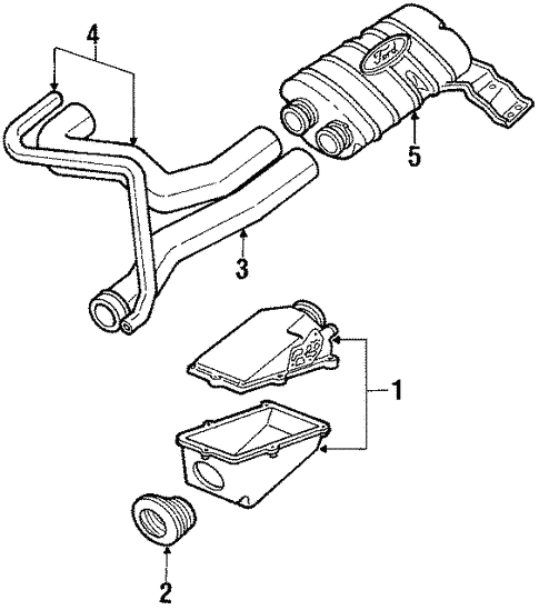 Air Inlet for 1987 Ford Aerostar #0