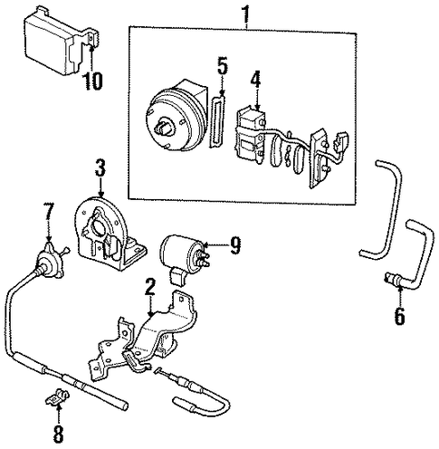 Stay, Throttle Wire Stay, Throttle Wire
