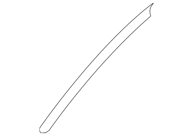 GJA2249BD Деталь WINDOW REGULATOR REAR SEAL, LEFT