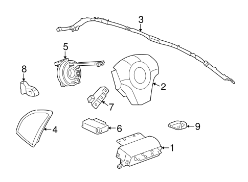 Vue AIR BAG COMPONENTS