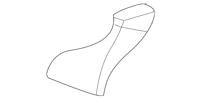 955-573-309-01 Деталь LOWER DUCT, LEFT