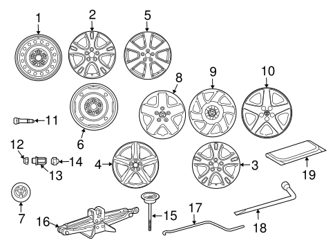 FRONT SUSPENSION/WHEELS for 2006 Toyota Matrix #1