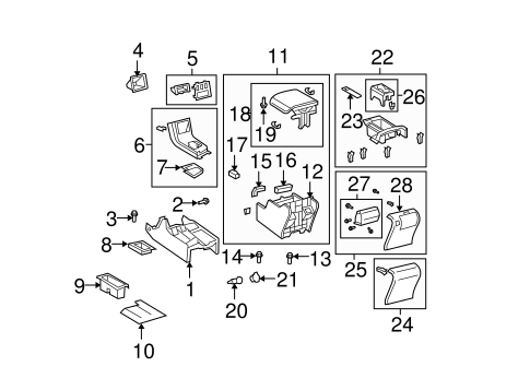 BODY/CONSOLE for 2007 Toyota Tundra #2