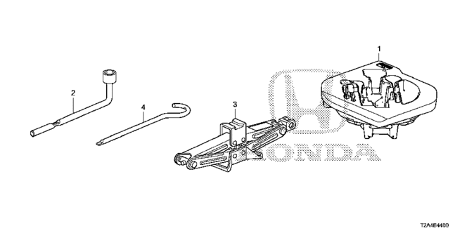 INTERIOR / BUMPER/TOOLS - JACK for 2013 Honda ACCORD SEDAN #1