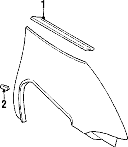 Lumina APV EXTERIOR TRIM - FENDER